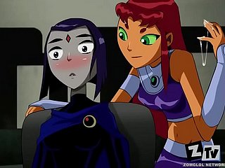 किशोर टाइटन्स: साइबोर्ग चुदाई jinx
