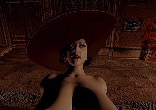 Dimitrescu夫人捕获了Ethan Winter-《生化邪恶村》