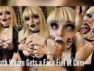 Goth Hustler Gets a Manifestation Bountiful Cum (Preview)