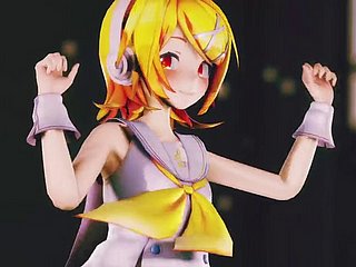 Rin Dance + Ground-breaking Stripping (3D Hentai)