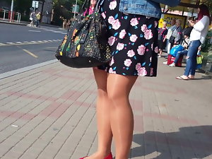 Блестящие колготки