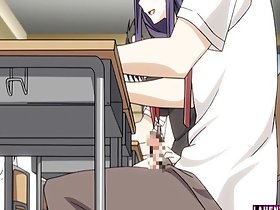 无尽的女孩工作的公鸡，并得到猫抽