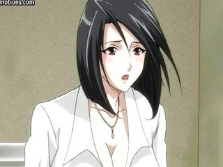 Grote titted anime krijgt anaal geneukt