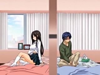 Genç Hentai Çift Pussy Creampie