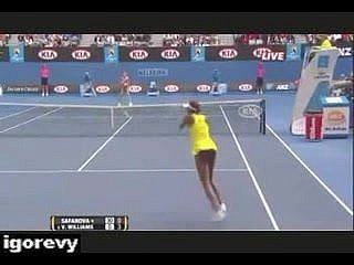 Venus Williams - Upskirt Thimbleful Y-fronts Na kort tenisowy