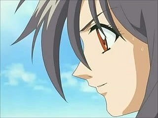 Długi femdom footjob scena z Dziewicy aukcji - anime